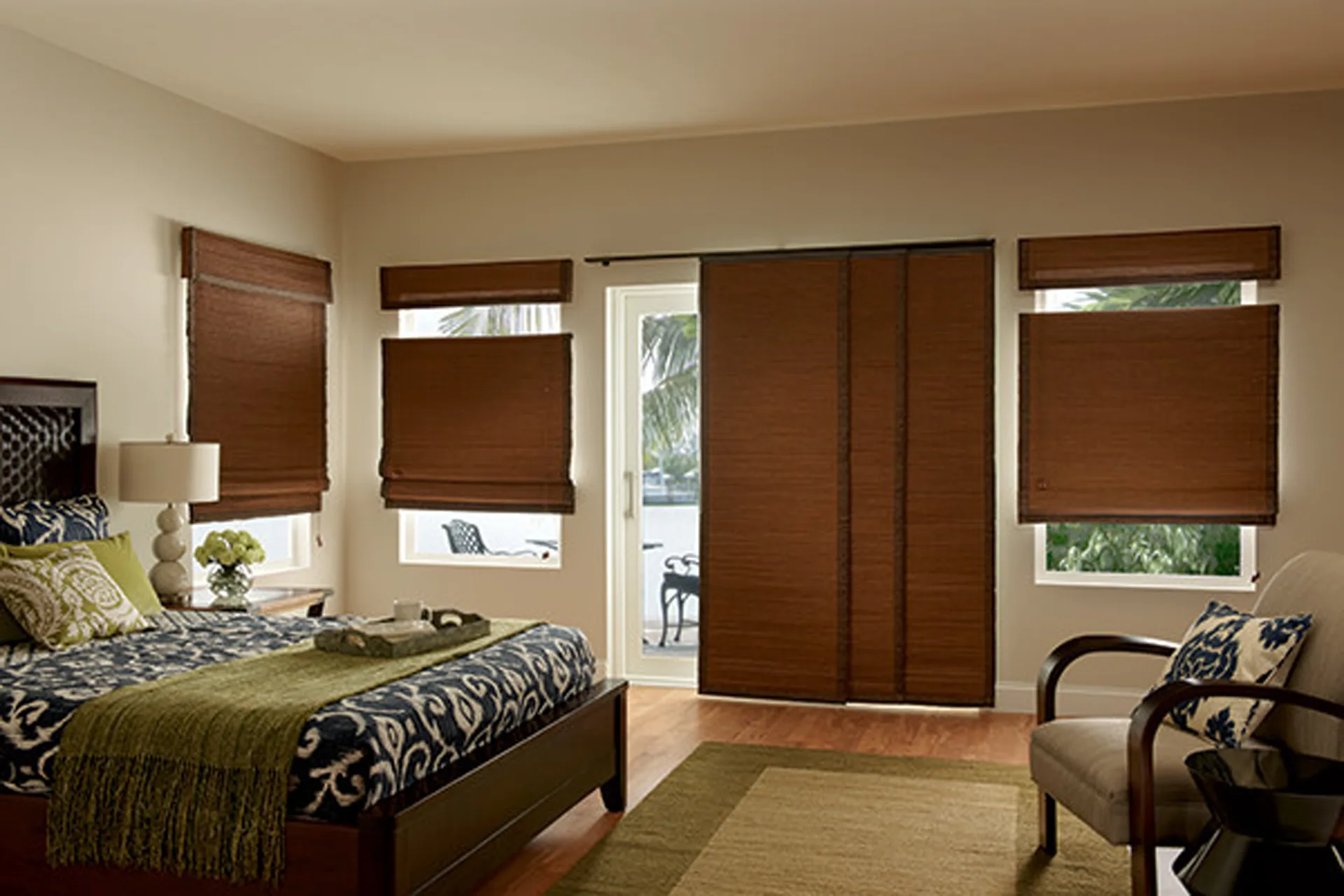 Cortina Painel em tecido blackout para quarto